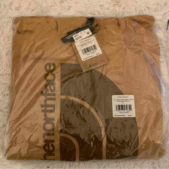 The North Face Brown Hoodie Hooded Sweatshirt - Picture 3 of 10